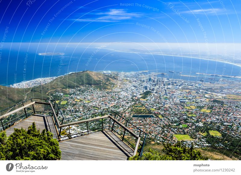 I love Capetown #1 Ferien & Urlaub & Reisen Tourismus Ferne Sightseeing Städtereise Meer Berge u. Gebirge Natur Landschaft Himmel Horizont Schönes Wetter