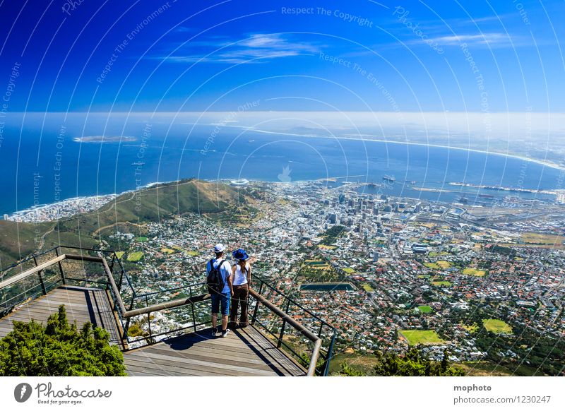 I love Capetown #2 Ferien & Urlaub & Reisen Tourismus Ferne Sightseeing Städtereise Meer Berge u. Gebirge Mensch Frau Erwachsene Mann Paar Partner 18-30 Jahre