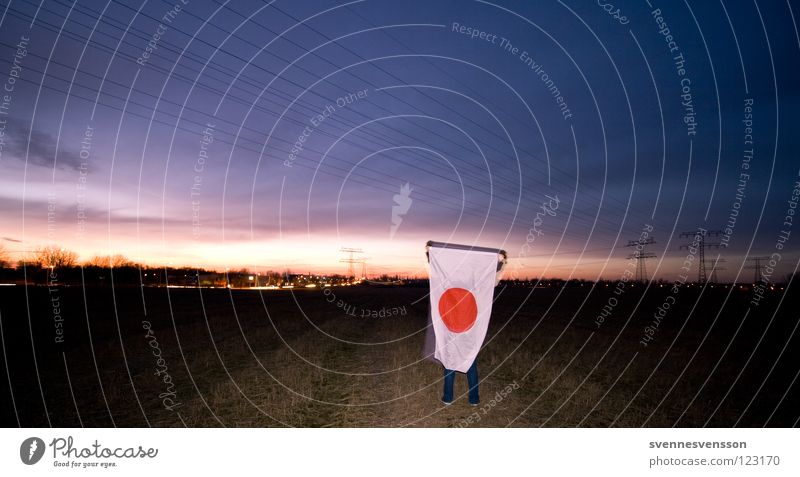 Im Land der aufgehenden Sonne #1 Japan Fahne Nationalflagge Sonnenaufgang Sonnenuntergang Morgen Panorama (Aussicht) Nationalitäten u. Ethnien Japaner