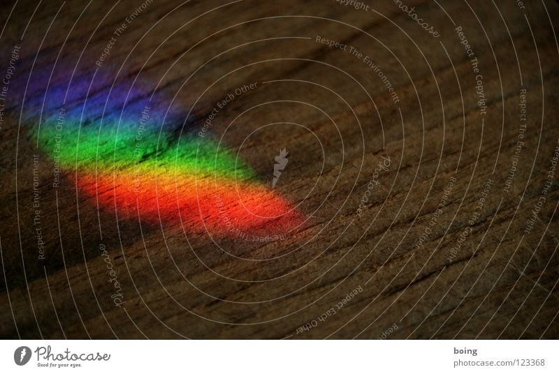 RGB-Paneel Regenbogen Lichtbrechung Prisma Spektralfarbe Strahlung Halo grün gelb rot mischen mehrfarbig Symbole & Metaphern Toleranz Vielfältig Hoffnung