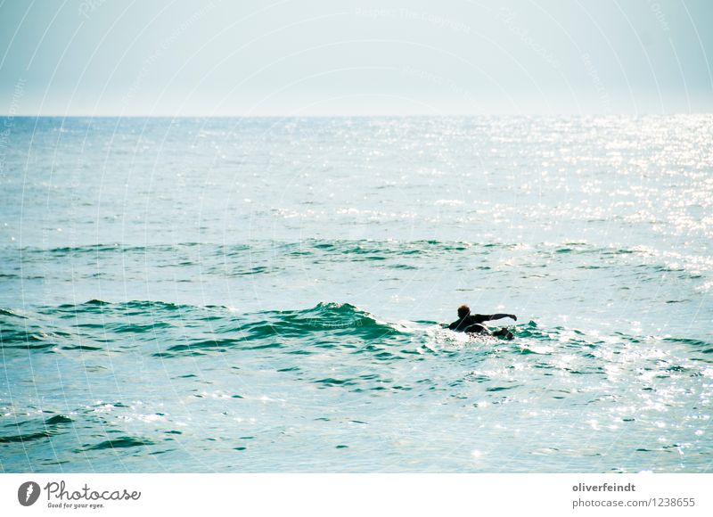 Surfen VII Freizeit & Hobby Ferien & Urlaub & Reisen Tourismus Ausflug Abenteuer Ferne Freiheit Sommer Sommerurlaub Strand Meer Wellen Sport Surfbrett Mensch