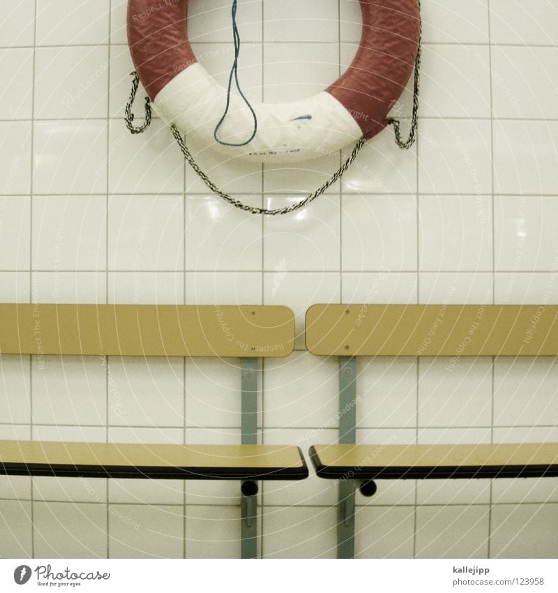 schwipp Schwimmbad Rettung ertrinken Rettungsring Luft Schaumstoff Schwimmhilfe untergehen Freizeit & Hobby Bad gelb rot weiß Floß Tier aufblasbar Seepferdchen