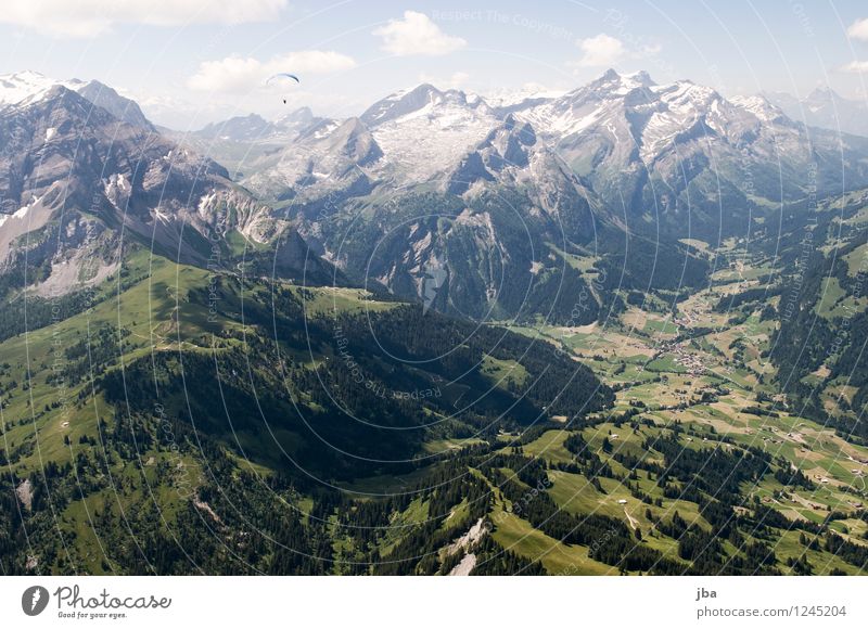 auf zum Spitzhorn Wohlgefühl Zufriedenheit Erholung ruhig Freizeit & Hobby Ausflug Ferne Freiheit Sommer Berge u. Gebirge Sport Gleitschirmfliegen Sportstätten