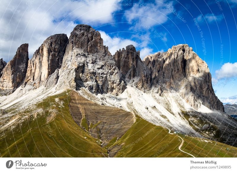Dolomiten Sommer Berge u. Gebirge wandern Landschaft Alpen Ferien & Urlaub & Reisen schön Erholung Freizeit & Hobby Tourismus Trentino-Alto Adige Italien