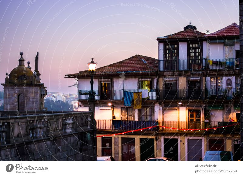Porto IV Erholung ruhig Ferien & Urlaub & Reisen Tourismus Ausflug Abenteuer Ferne Freiheit Sommer Sommerurlaub Wolkenloser Himmel Sonnenaufgang Sonnenuntergang