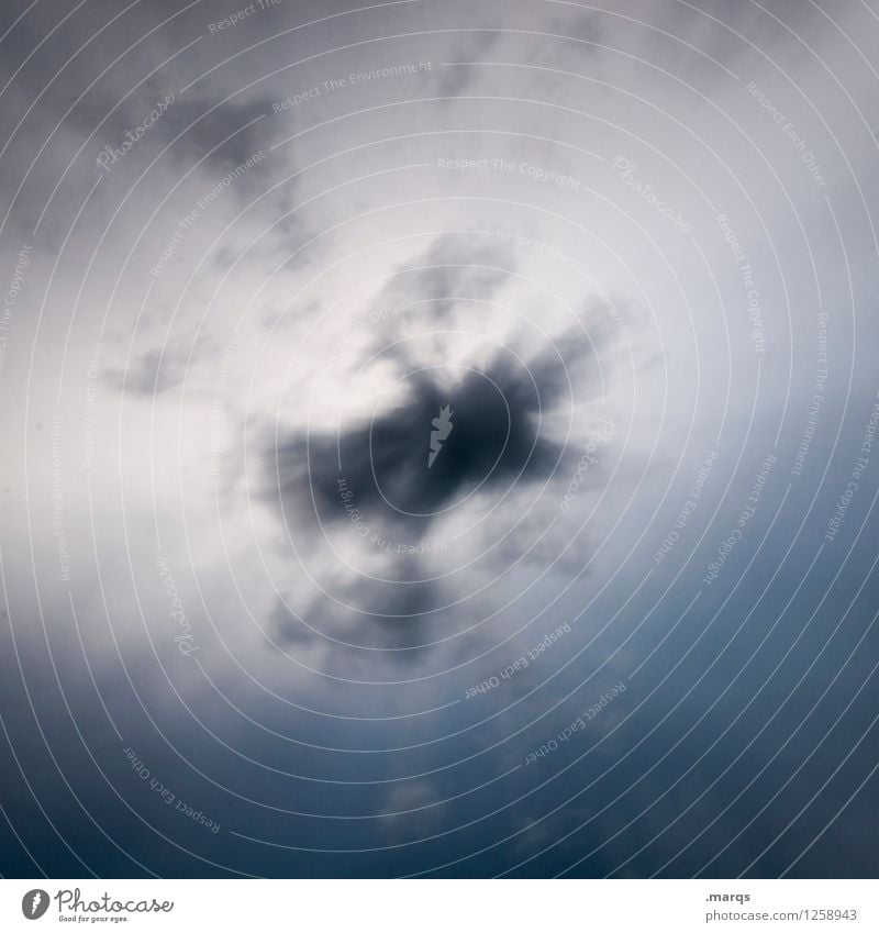 Cloud Natur Himmel Wolken Gewitterwolken Klima schlechtes Wetter Unwetter leuchten bedrohlich Stimmung Endzeitstimmung Farbfoto Außenaufnahme Experiment