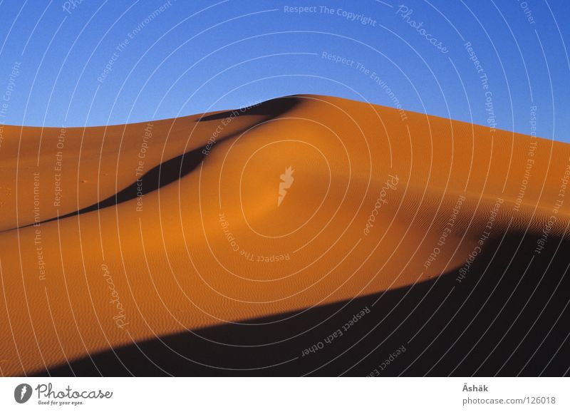 Düne Afrika Niger Dürre Abenddämmerung Wüste Sahara Sand Stranddüne Schatten Schönes Wetter