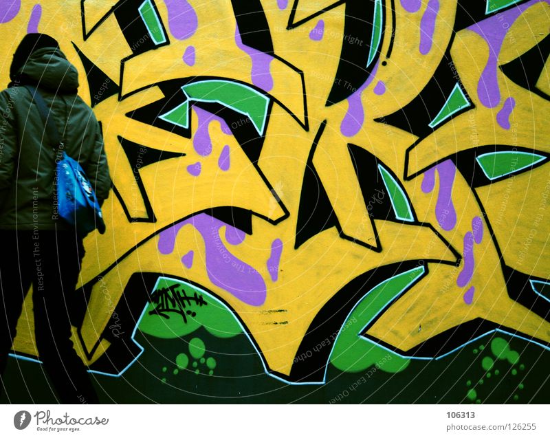 2ADDICTED mehrfarbig gelb grün stehen gepresst Hiphop grell Lifestyle Stil Plattencover Briefumschlag graphisch sehr wenige zart Hintergrundbild Straßenkunst