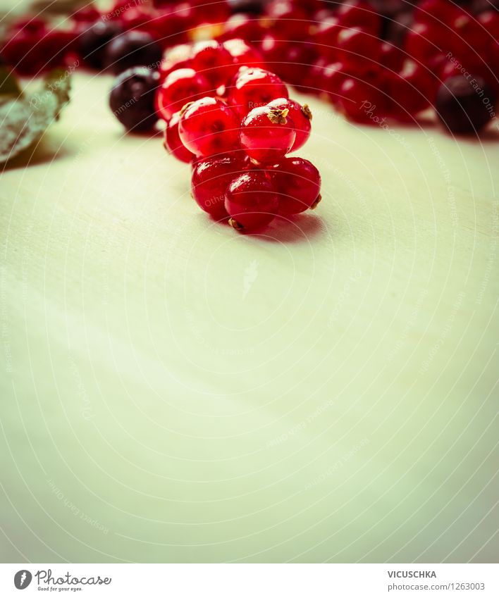 Rote Johannisbeeren Lebensmittel Frucht Dessert Ernährung Frühstück Bioprodukte Vegetarische Ernährung Diät Saft Stil Design Gesunde Ernährung Sommer Garten