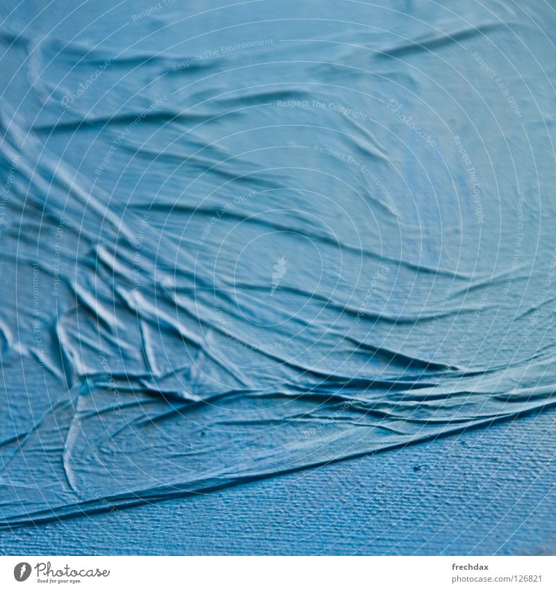Ocean of Paper Blauton Meer Wellen Seidenpapier Stoff körnig Wellengang zyan Steigung Quadrat Unschärfe Kunst Gemälde Ton-in-Ton Kultur blau Schatten Bild Farbe