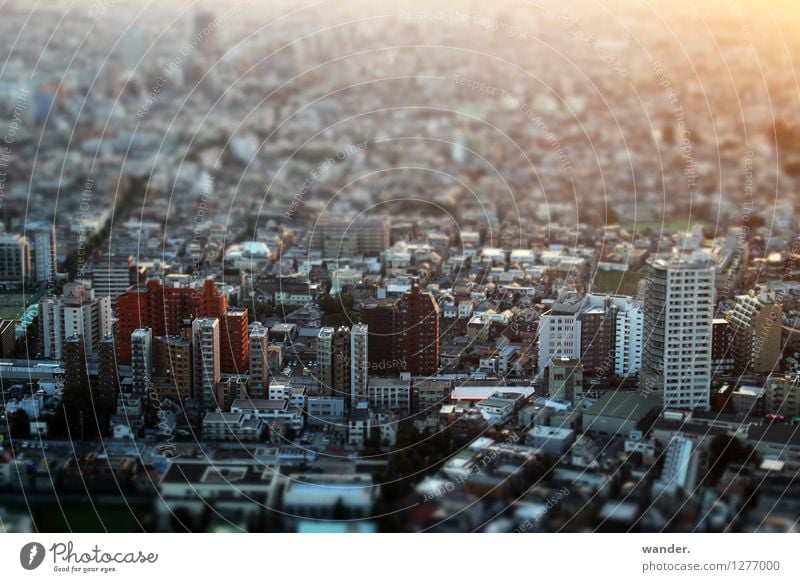 Miniaturansicht: Blick auf die Metropole Tokyo, Japan Ferne Städtereise Sonnenlicht Schönes Wetter Asien Hauptstadt Hafenstadt Stadtzentrum Haus Hochhaus