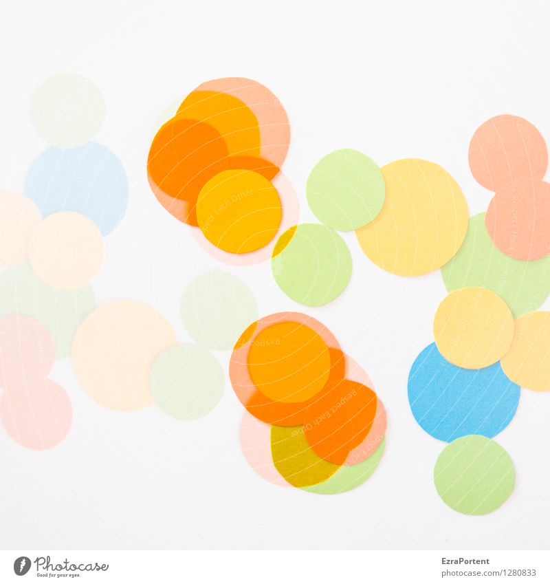 bubbles elegant Stil Design Freude Basteln Zeichen Kugel Linie ästhetisch hell rund blau mehrfarbig gelb grün orange türkis weiß Farbe Werbung Zusammenhalt