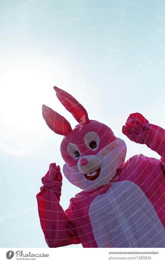 rosa Spaß Kunst Kunstwerk ästhetisch Hase & Kaninchen Hasenohren Hasenjagd Hasenbraten Hasenzahn Hasenpfote Freude spaßig Spaßvogel Spaßgesellschaft