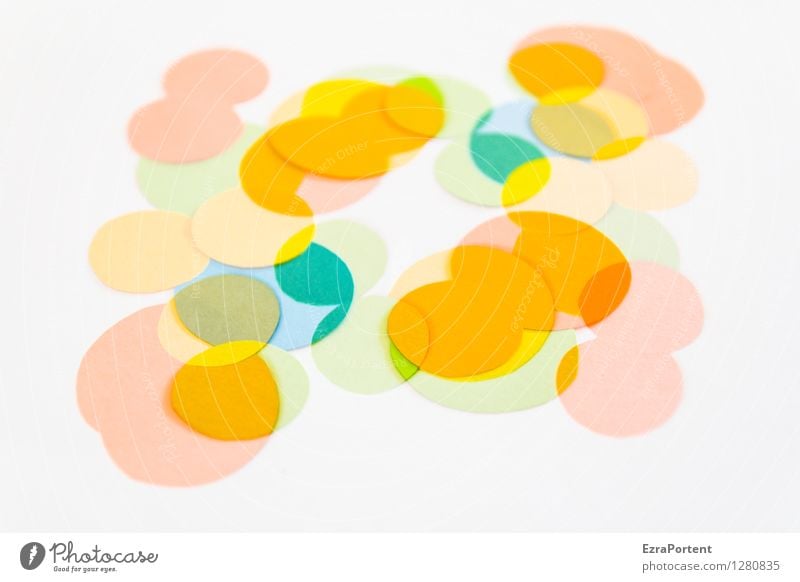 bubble`s elegant Stil Design Spielen Basteln Zeichen Kugel ästhetisch hell rund blau mehrfarbig gelb orange weiß Farbe Grafik u. Illustration viele Werbung