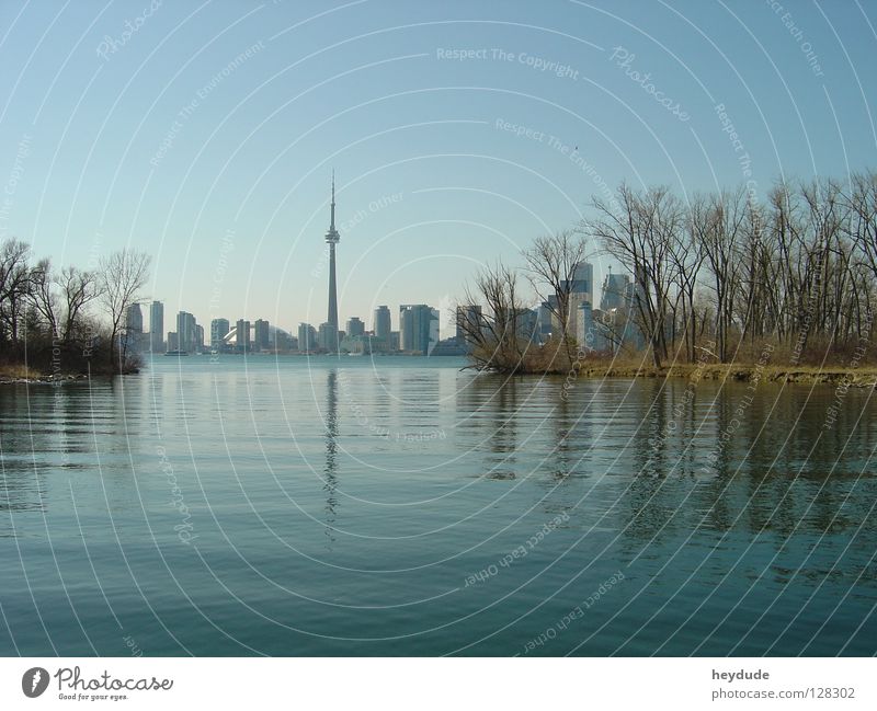Skyline Toronto CN Tower Kanada Ontario Toronto Island Lake Ontario