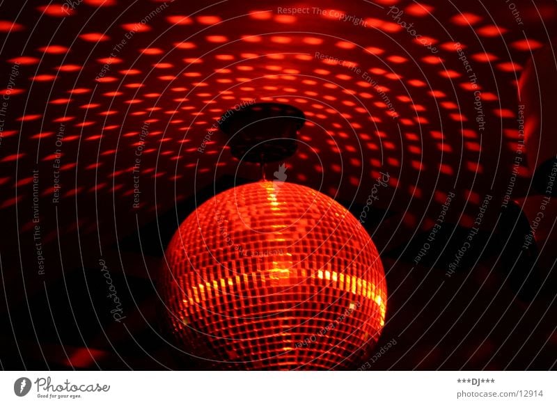 Disco, disco!!! Party drehen Licht Reflexion & Spiegelung rot Freizeit & Hobby Kugel Feste & Feiern Beleuchtung Bewegung