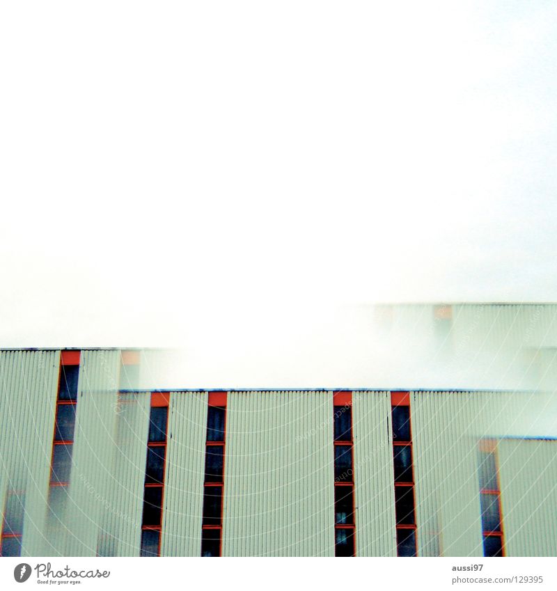 Genug! Hochhaus Stadt Etage Dach Penthouse Smog Prisma 2 seltsam modern Industrie Doppelbelichtung Lomografie Unschärfe Alkoholeinfluss Drogeneinfluss