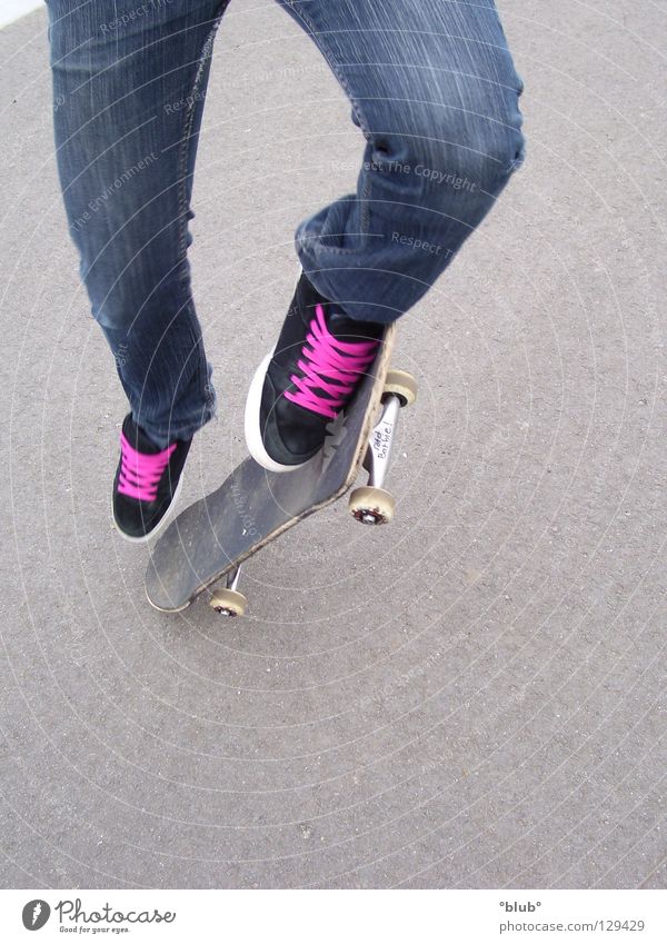 Skater-Minelli 3 Asphalt Schuhe Schuhbänder grau schwarz rosa Freizeit & Hobby Skateboarding