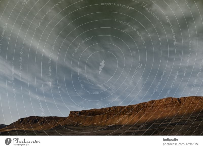 Island Umwelt Natur Himmel Wolken Klima Wetter Felsen Berge u. Gebirge kalt natürlich wild Farbfoto Außenaufnahme Menschenleer Tag