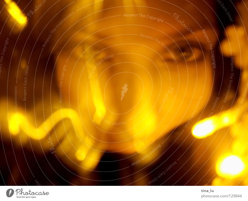 elektro-glühwürmchen Physik glühen Licht Lichtspiel Lichterkette dunkel planen gelb schwarz Langzeitbelichtung Schliere Himmelskörper & Weltall Mensch Wärme