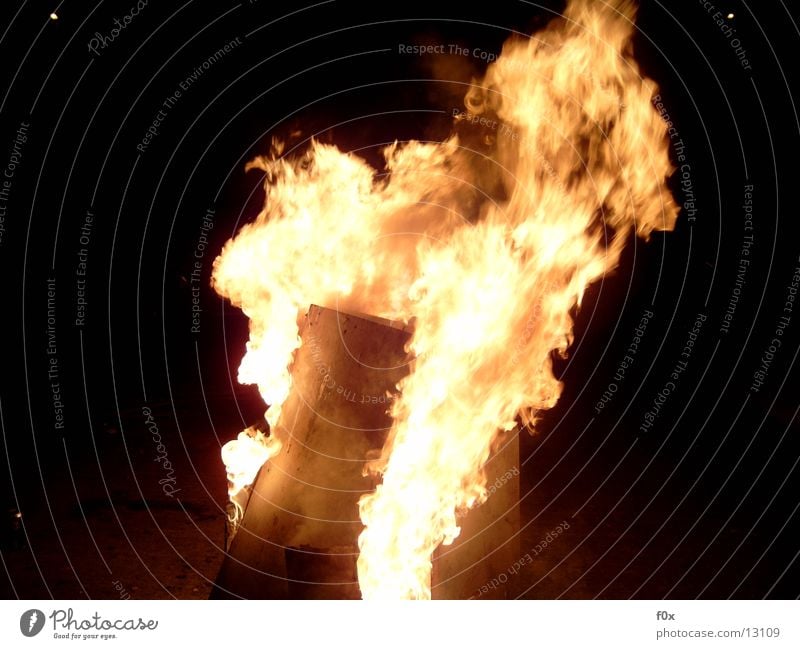 Feuer und Flamme III Nacht Romantik Glut Freizeit & Hobby Brand Holzverbrennung Feuerstelle Wärme