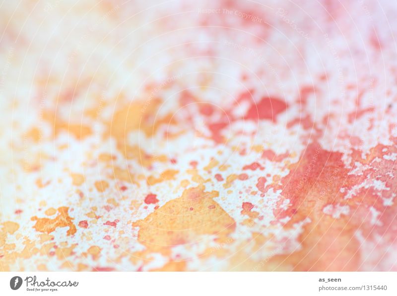Orangerot Wellness Leben harmonisch Freizeit & Hobby Basteln Modellbau selbstgemacht Kunst Maler Gemälde Papier Pinsel leuchten ästhetisch Fröhlichkeit orange