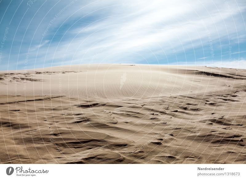 Sand.... Ferien & Urlaub & Reisen Ferne Natur Landschaft Urelemente Himmel Wolken Klima Klimawandel Schönes Wetter Wüste blau braun Ewigkeit Unendlichkeit