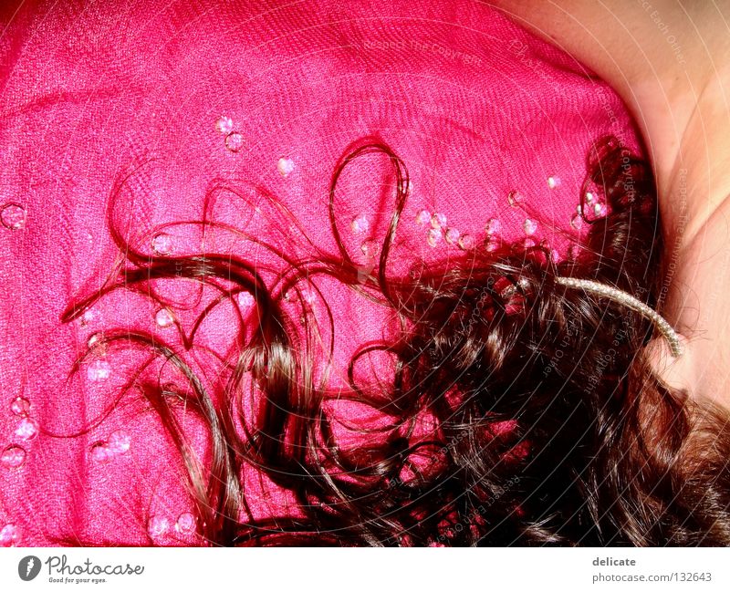 Pink Diamonds rosa Diamant brünett Haare & Frisuren Locken Glasbaustein Ohrringe