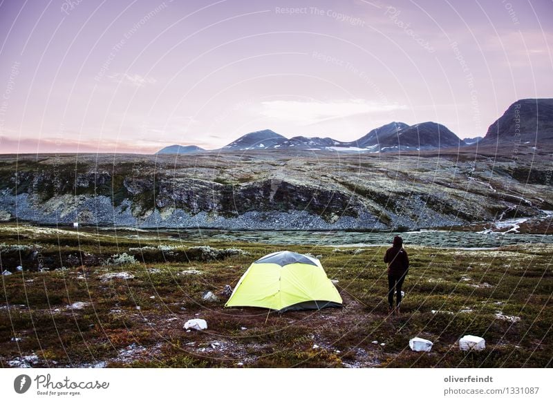 Norwegen VII - Rondane Ferien & Urlaub & Reisen Ausflug Abenteuer Ferne Freiheit Camping Berge u. Gebirge wandern Mensch feminin 1 18-30 Jahre Jugendliche