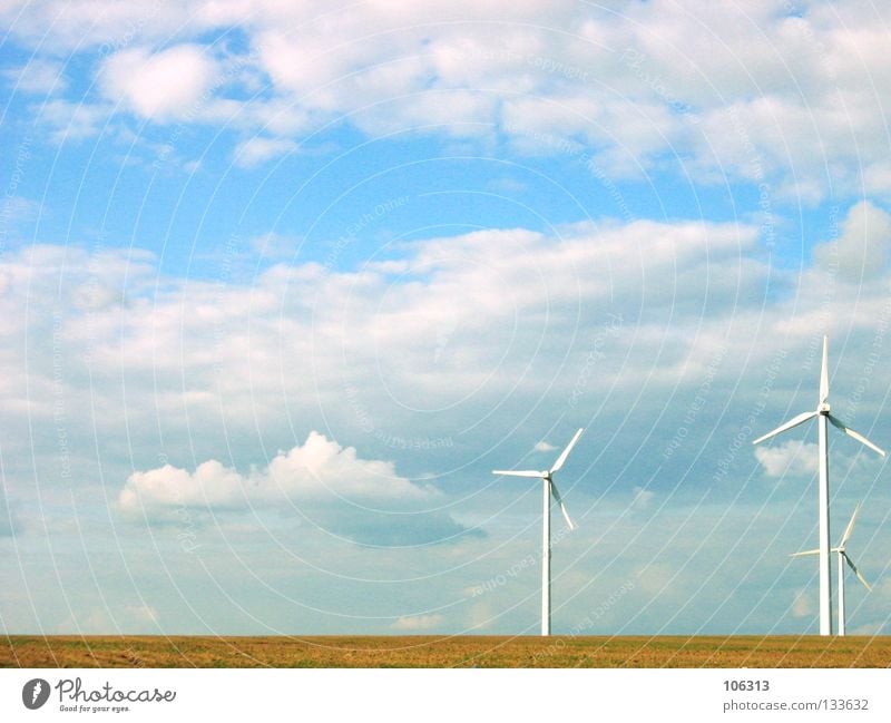 AMAZING THINGS Energiewirtschaft Technik & Technologie Erneuerbare Energie Windkraftanlage Energiekrise Umwelt Natur Wolken Klimawandel Feld drehen