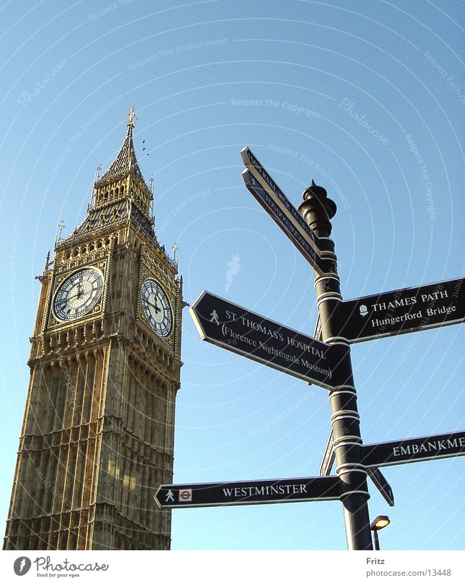 Big Bäng Big Ben London Sightseeing Städtereise Wahrzeichen Europa Städtetripp Wegweiser