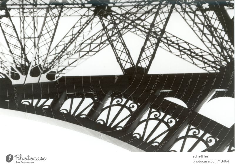 Eifelturm_Detail01 Tour d'Eiffel Paris Eisen Gebäude Kunst Architektur