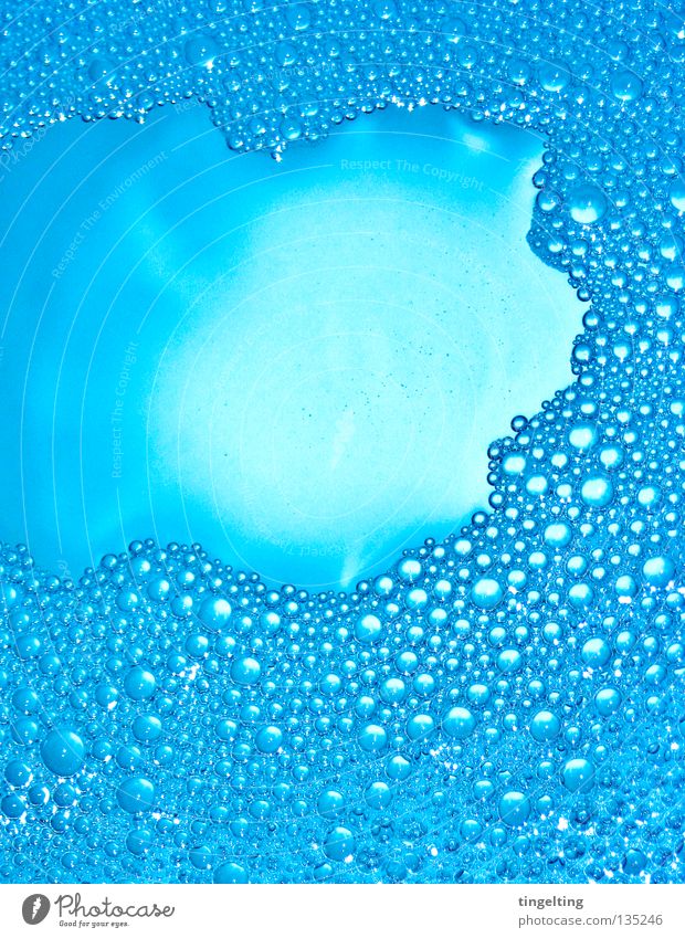 blubber blasen Badewasser Schaum türkis Schaumblase Ecke Grenze frisch Wasser Badeschaum badezusatz blau Kontrast Klarheit