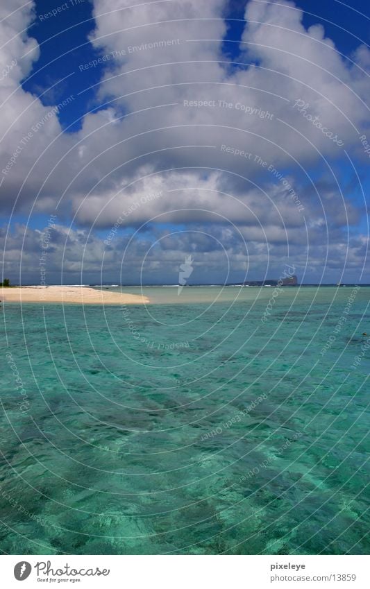 Mauritius Strand Trauminsel Wolken Meer München Wasser