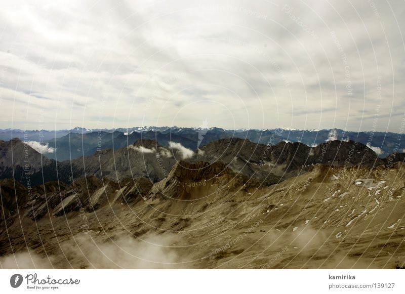 dreifaltigkeit #2 massiv erhaben Unendlichkeit Leben Wolken dunkel Gletscher Horizont Berge u. Gebirge Alpen Strukturen & Formen Landschaft endlose Natur