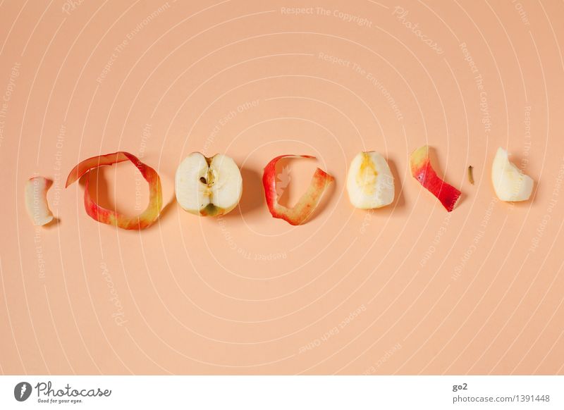 Apfel der Erkenntnis Lebensmittel Frucht Apfelschale Ernährung Essen Bioprodukte Vegetarische Ernährung Diät Gesundheit Gesunde Ernährung ästhetisch lecker