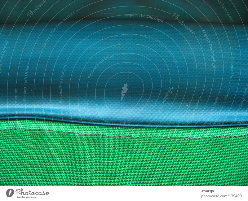 Türkisblaugrün Strukturen & Formen Wellen Matten Naht weich Gummi gekrümmt Oberfläche Hintergrundbild Hochsprung Schatten Farbe Leichtathletik Netz Linie Statue