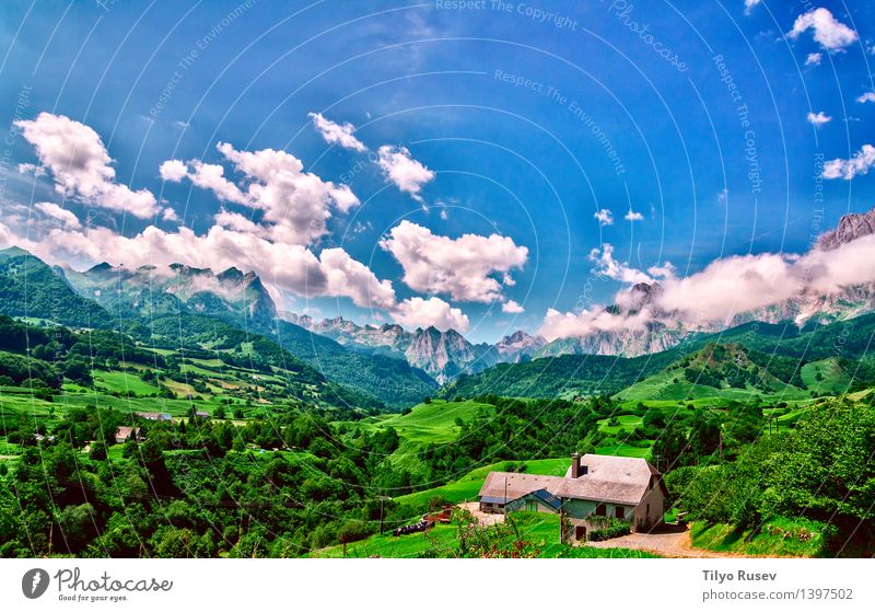 # 1397502 Natur Landschaft Berge u. Gebirge natürlich Farbfoto Außenaufnahme