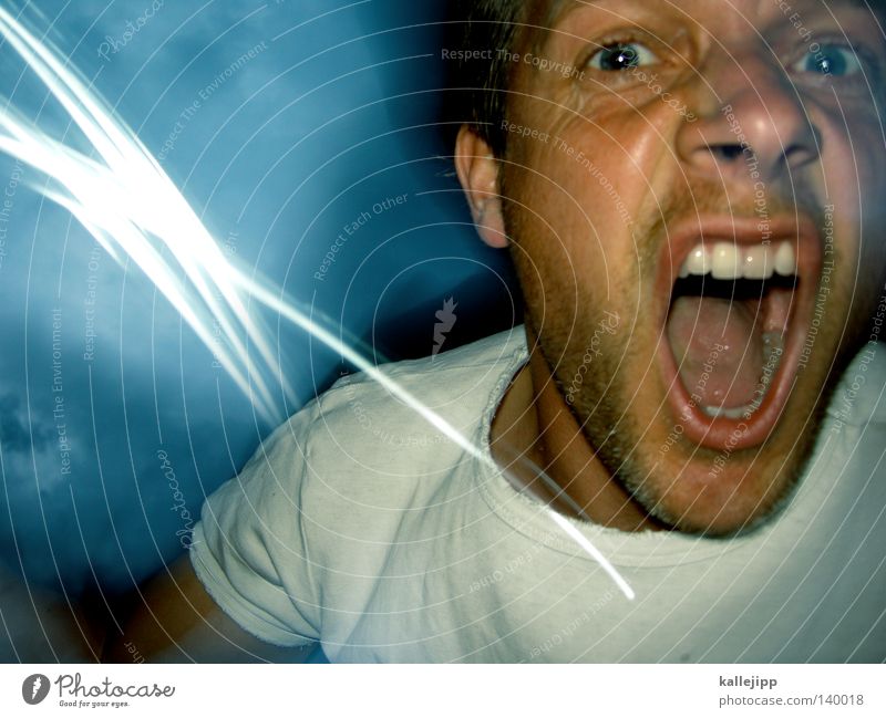 Wutbürger Mann Gefühle Aggression Verhalten Mensch attackieren Defensive schreien mündlich Rachen Licht Strahlung böse Reaktionen u. Effekte gegen Gegner