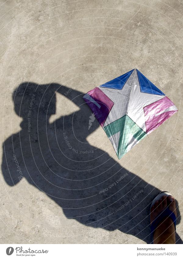 Drachen & ich Granit Schatten Sandale Handwerk Boden rot Selbstporträt vertikal Stern (Symbol)