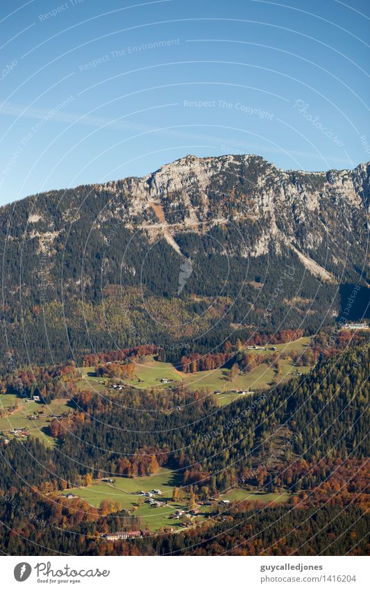 Kehlsteinhaus Landschaft Herbst Schönes Wetter Felsen Alpen Berge u. Gebirge Gipfel Schneebedeckte Gipfel Berchtesgaden Berchtesgadener Alpen Sehenswürdigkeit
