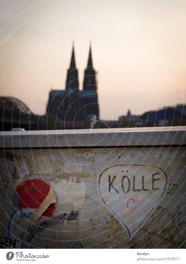 Kölle für Liebhaber Lifestyle Ferien & Urlaub & Reisen Tourismus Städtereise ausgehen Feste & Feiern Köln Dom Mauer Wand Sehenswürdigkeit Wahrzeichen Kölner Dom