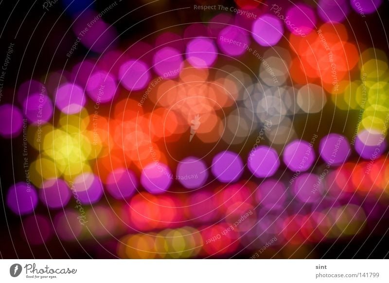 diskoglitzer Freude Reichtum abstrakt Kulisse Hintergrundbild Strukturen & Formen Unschärfe Kreis Kreise Farbe mehrfarbig Farben dunkel defokussieren Tiefe