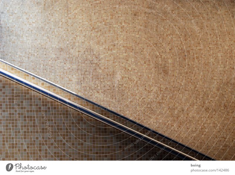 Raimund Fliesen u. Kacheln Mosaik Wand Treppe Geländer Treppengeländer Fuge Unterführung Detailaufnahme Keramikfliese Wandfliesen Hintergrundbild