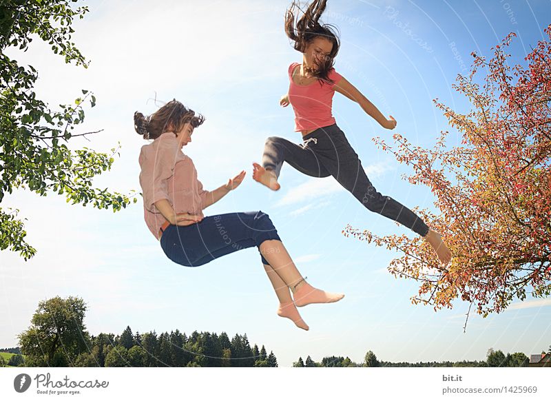 Kung Fu Flying Ferien & Urlaub & Reisen Sport Fitness Sport-Training Kampfsport Erfolg feminin Mädchen Junge Frau Jugendliche Familie & Verwandtschaft Kindheit