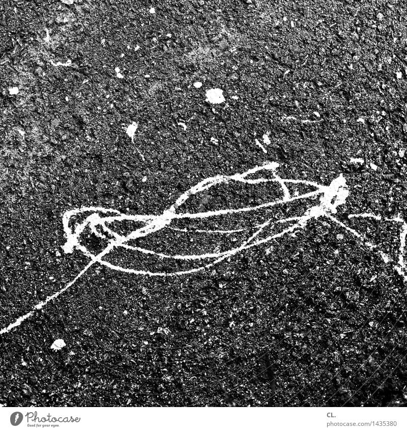 mumpitz Straße Asphalt Bodenbelag dreckig Nervosität chaotisch komplex Kreativität Irritation Schwarzweißfoto Außenaufnahme Nahaufnahme Experiment abstrakt