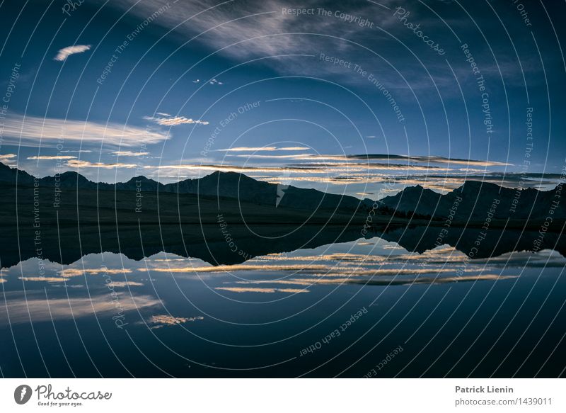 Mt. Whitney harmonisch Wohlgefühl Ferien & Urlaub & Reisen Umwelt Natur Landschaft Urelemente Erde Luft Wasser Himmel Wolken Nachthimmel Sonnenaufgang