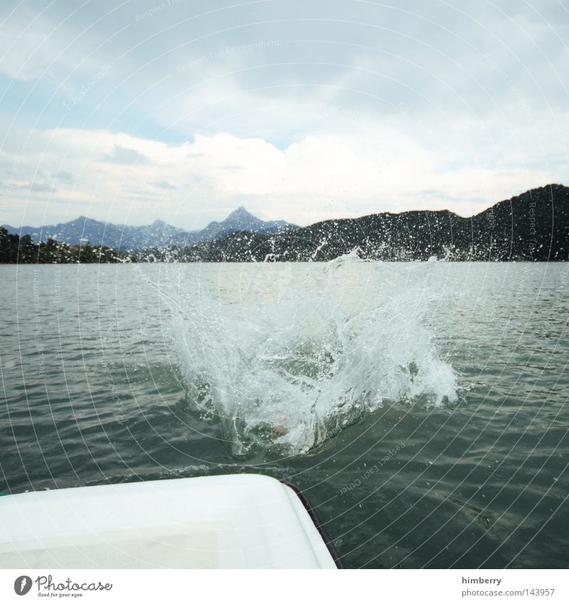 der große reinfall Misserfolg See Erfrischung Tretboot Wasserfahrzeug Segelboot Schwimmbad Österreich springen tauchen Hand Ferien & Urlaub & Reisen