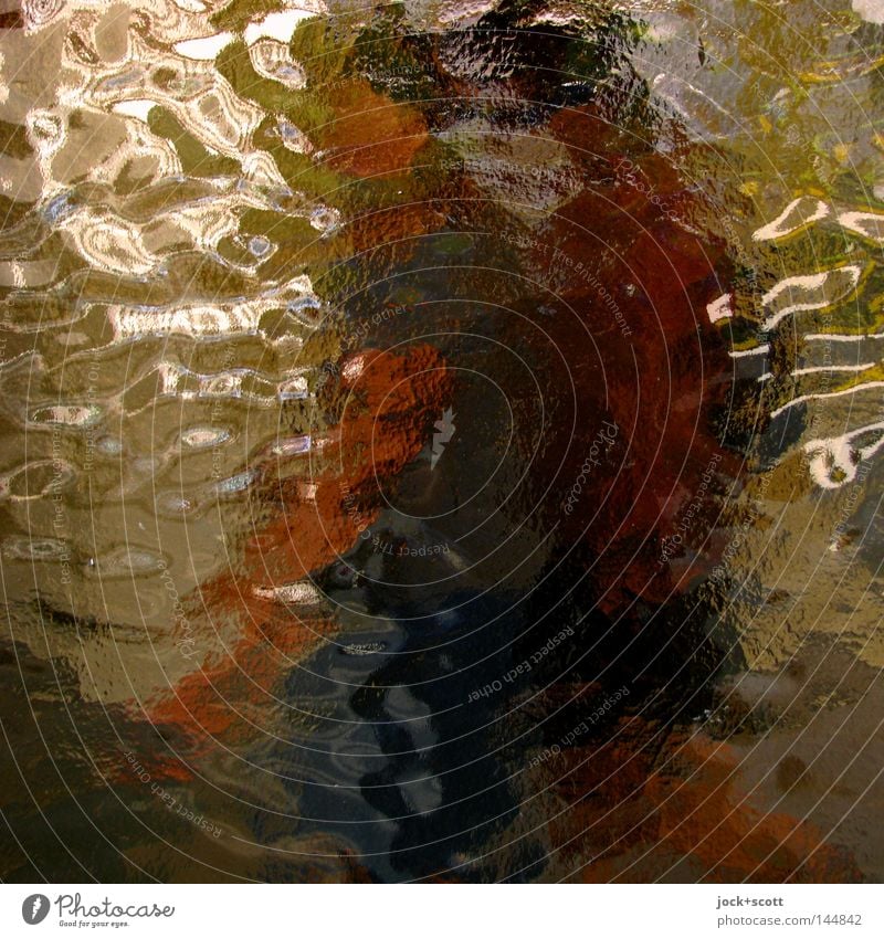 Uschi Glas mit Freundin Zufriedenheit Färbung Flachglas Beschichtung gestreut Tagtraum Örtlichkeit Bewusstsein Charakter Transzendenz Esprit Strukturen & Formen