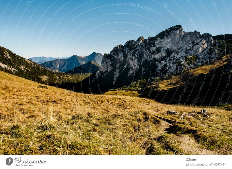 Rotwand Freizeit & Hobby Ferien & Urlaub & Reisen Ausflug wandern Umwelt Natur Landschaft Herbst Schönes Wetter Felsen Alpen Berge u. Gebirge Gipfel gigantisch